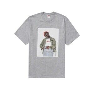 Supreme x Andre 3000 Tee Heather Grey FW22 FW22 T-Shirt Box Logo XL NEW